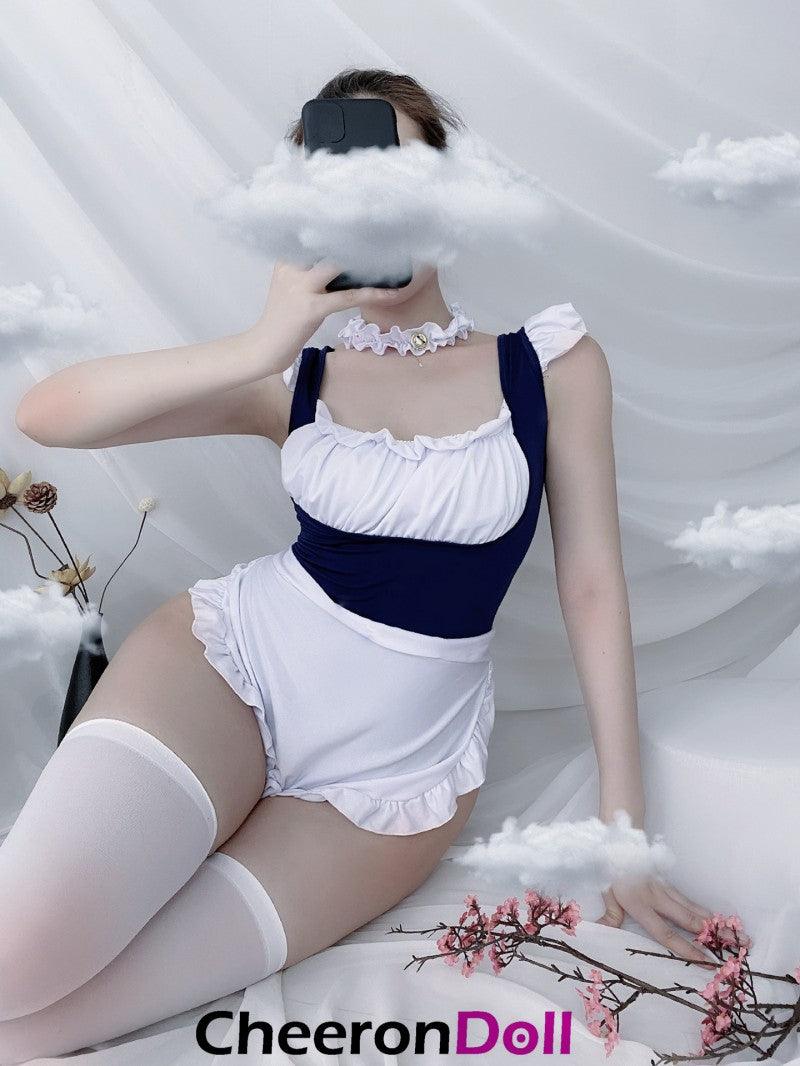 CHEERONDOLL JAPANESE MAID DRESS ONE-PIECE SEXY UNIFORM SET SCHOOL PURE SET TWO DIMENSIONS - Cheeron Doll