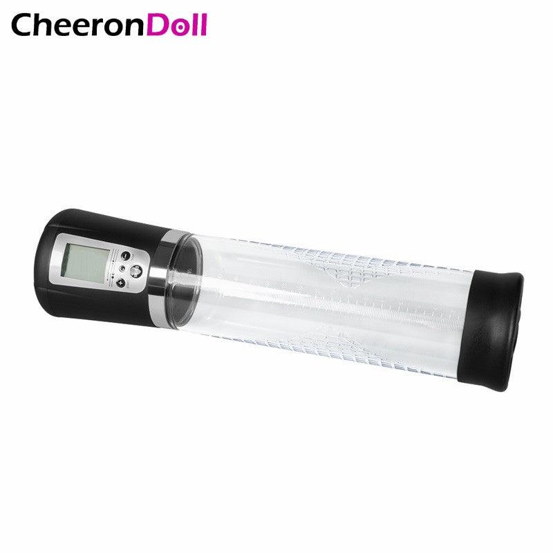 CHEERONDOLL PENIS PUMP SJ-OT-003 HOT SALE PENIS PUMP WITH LCD PANEL - Cheeron Doll