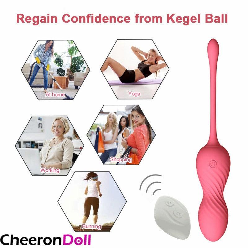 CHEERONDOLL KEGEL BALL ZB-V-018 VIBRATOR BEN WA BALLS FOR WOMEN - Cheeron Doll