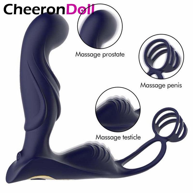 CHEERONDOLL ANAL TOYS SJ-A-001 POPULAR PROSTATE MASSAGE ELECTRIC ANAL SEX BUTT PLUG - Cheeron Doll