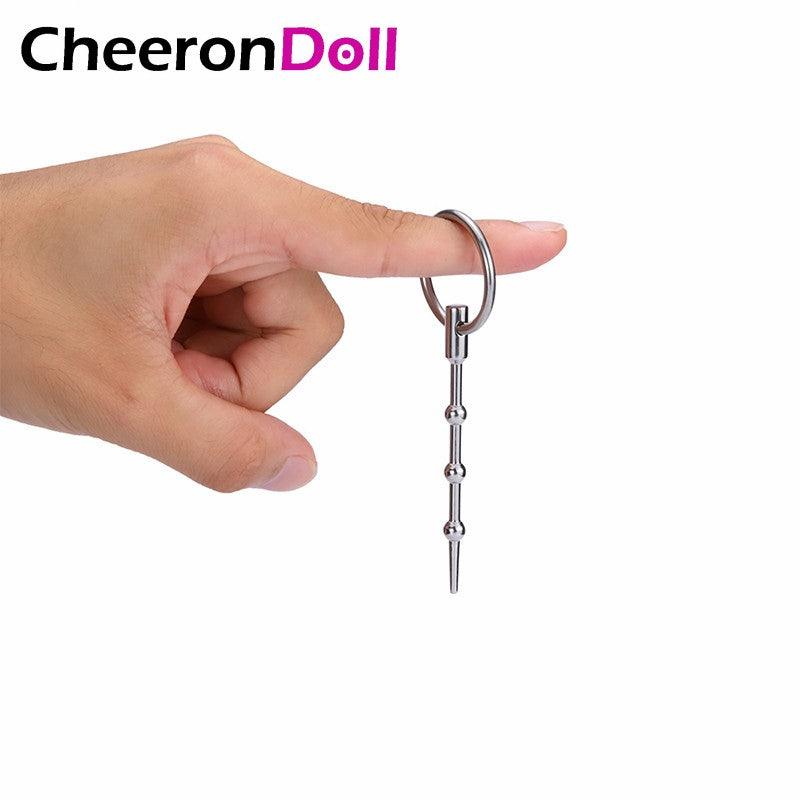 CHEERONDOLL URETHRAL PLUG JG-OT-035 POPULAR SPERM STOPPER WITH RING FOR MEN - Cheeron Doll