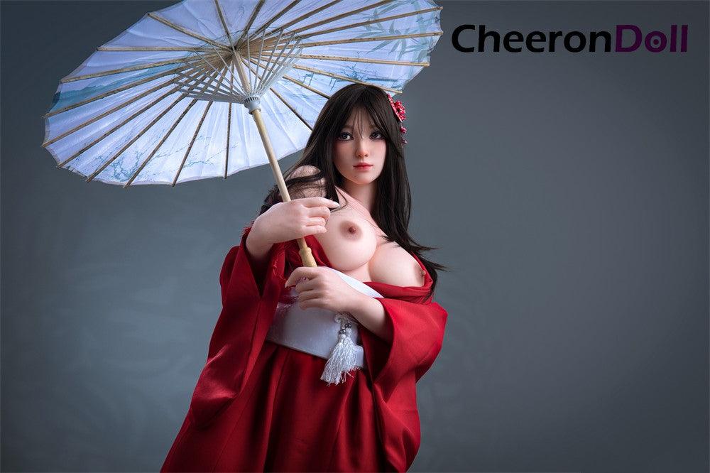 CHEERONDOLL 164CM SILICONE GEISHA JAPANESE SEX DOLL S24 MIYUKI - Cheeron Doll