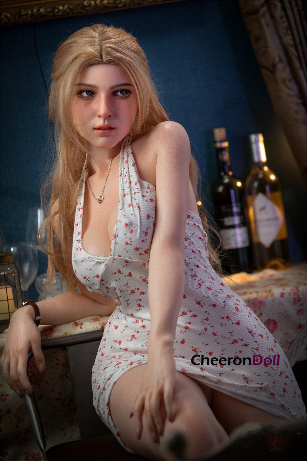 cheerondoll silicone 153cm blonde sex doll s29 fenny