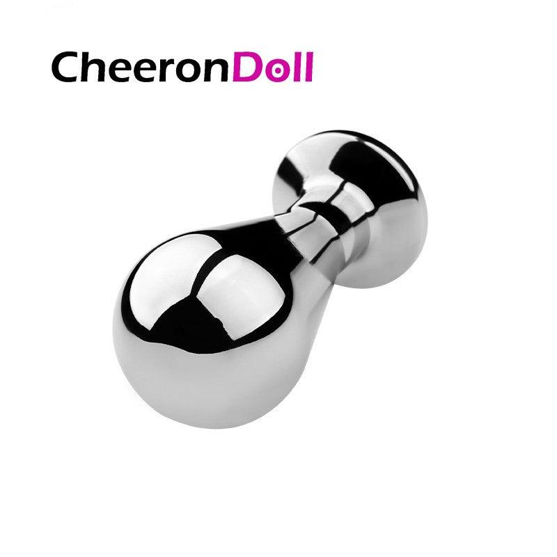 CHEERONDOLL JG-A-056 ALUMINIUM ALLOY BULB ANAL PLUG PROSTATE STIMULATOR SEX TOYS FOR MEN - Cheeron Doll