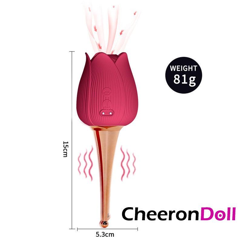 CHEERONDOLL SEX TOYS ZB-CS-005 MOST POPULAR MAGICAL ROSE BUD WITH STICK CUNNILINGUS SUCKING - Cheeron Doll