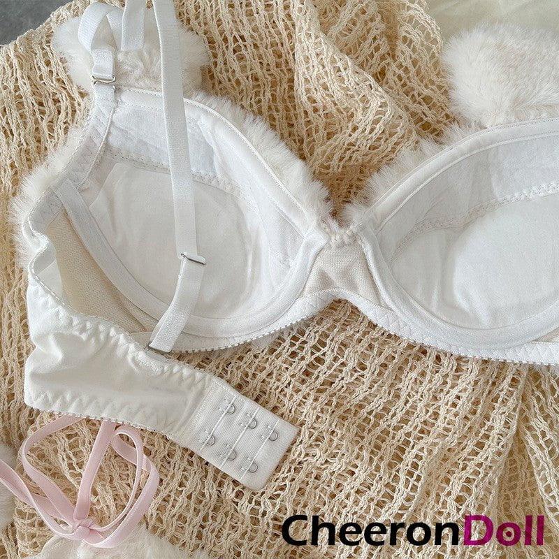 CHEERONDOLL CUTE ANIME SEX DOLL BEAR BAR PLUSH BOW BRA SET