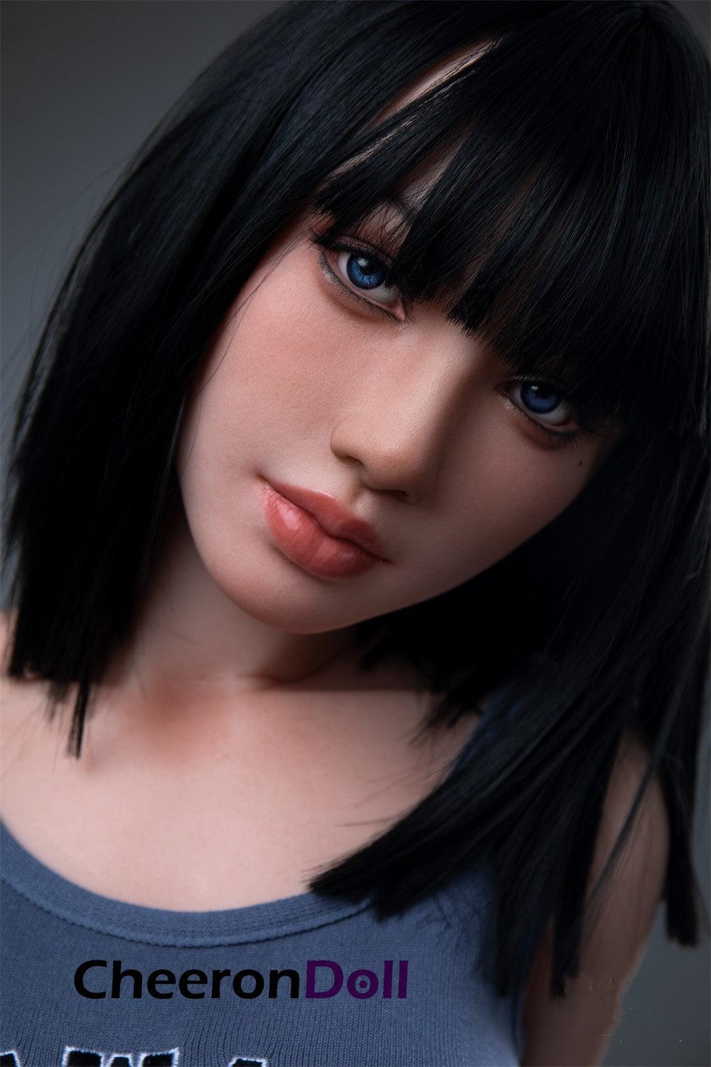 CHEERONDOLL 153CM REALISTIC SILICONE ASIAN SEX DOLL S30 SHORT HAIR